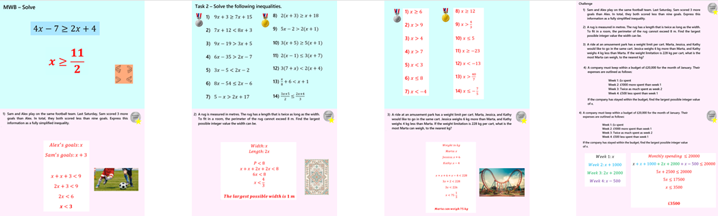 2.31 Solving Linear Inequalities GCSE PowerPoint Lesson