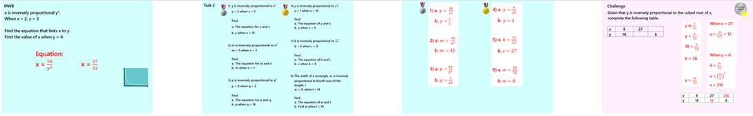 2.33 Inverse Proportion Equations Higher GCSE PowerPoint Lesson
