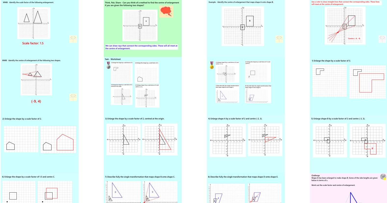 3.26 Enlargements GCSE PowerPoint Lesson