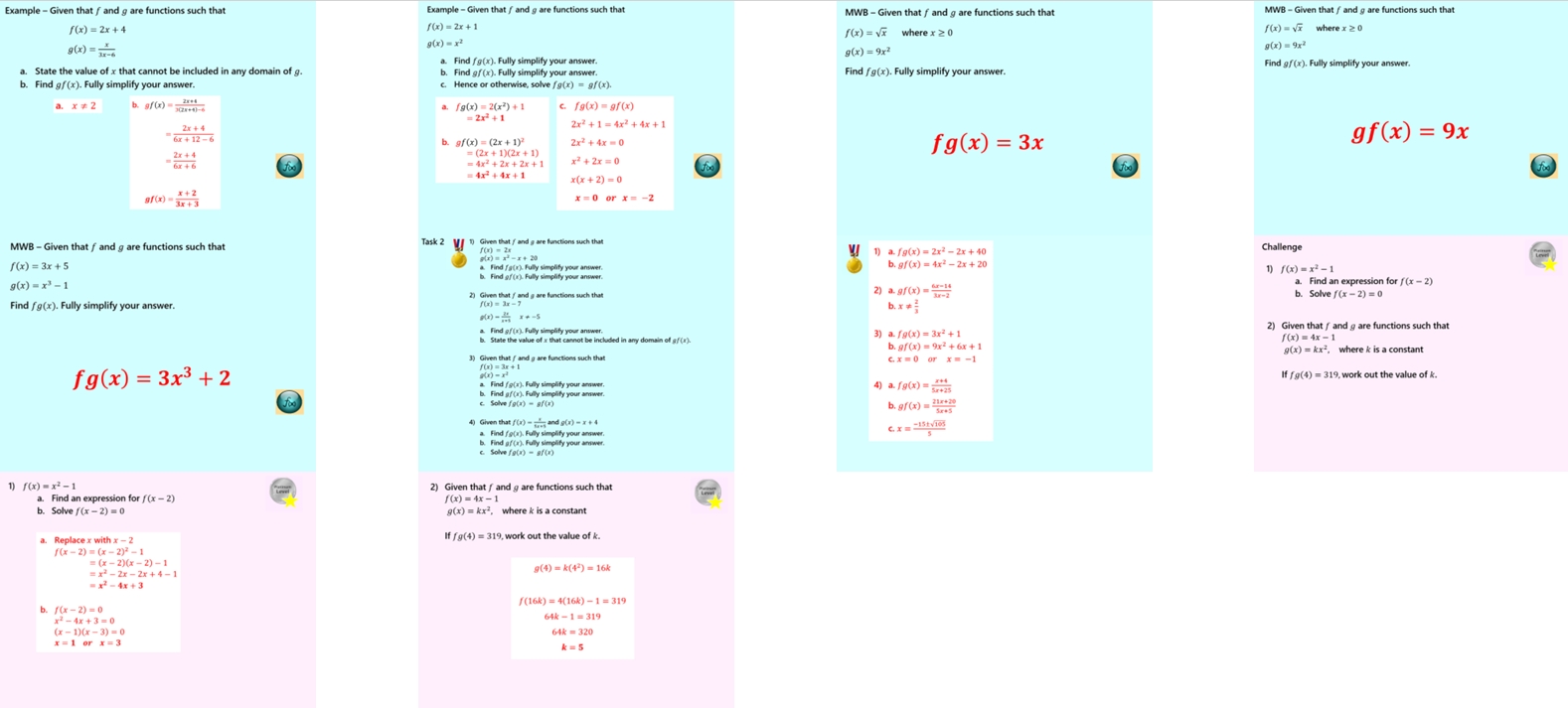 2.56 Composite Functions Higher IGCSE PowerPoint Lesson