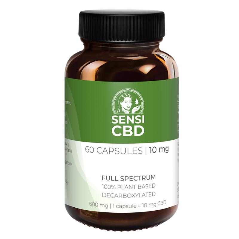 Aceite de CBD - 10mg - 60 cápsulas 600mg