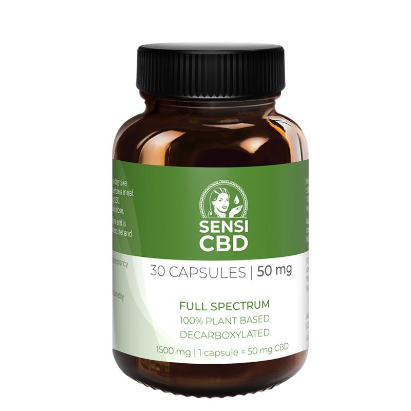 Aceite de CBD - 50 mg - 30 cápsulas