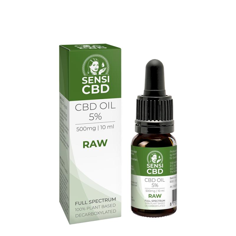 Aceite de CBD RAW Sensi Seeds - 5% 10ml