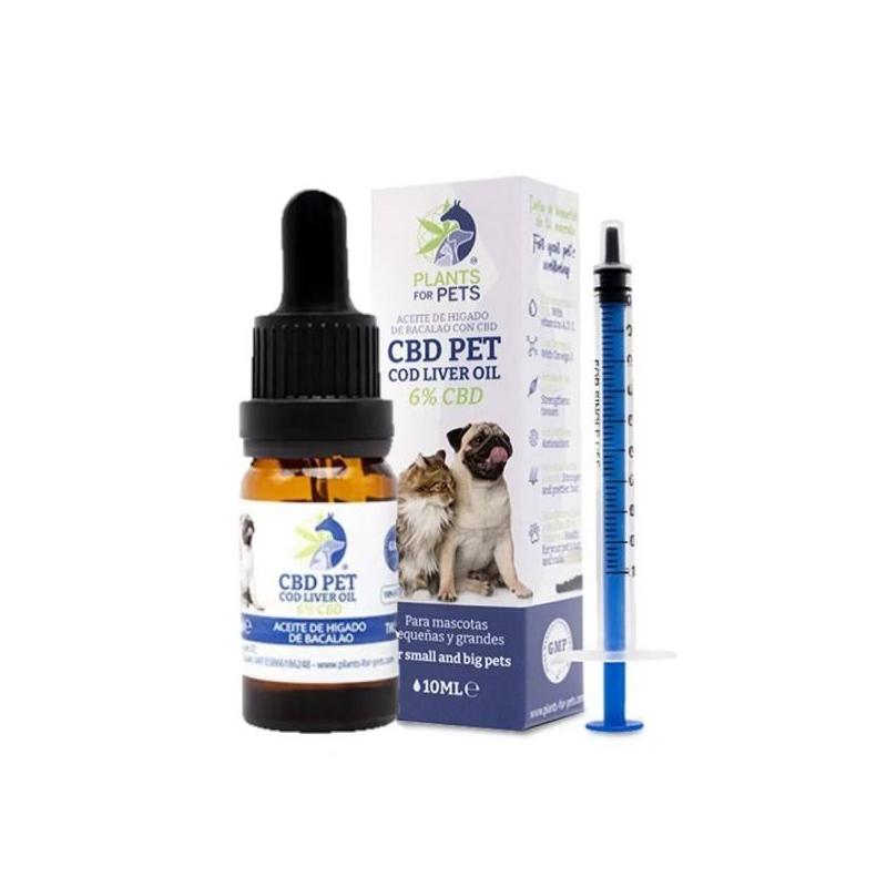 CBD Oil Pet Higado de Bacalao 6 % 10 ml,
