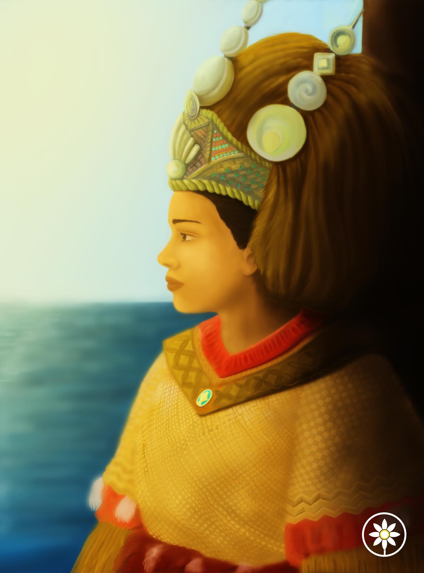 Taupou Seeking Christ Art Print
