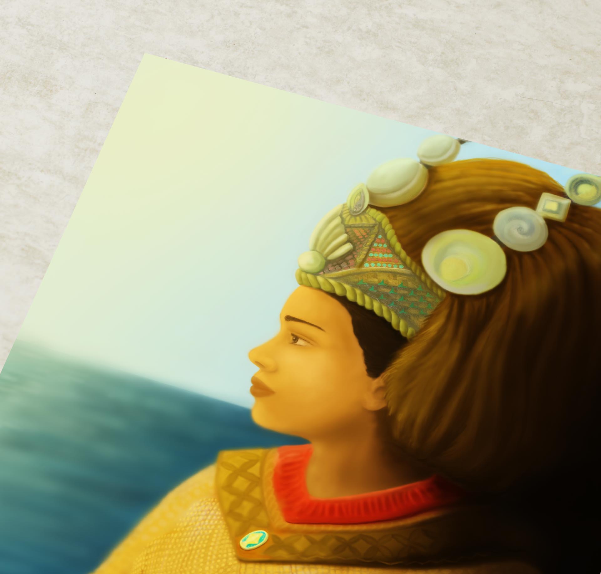 Taupou Seeking Christ Art Print