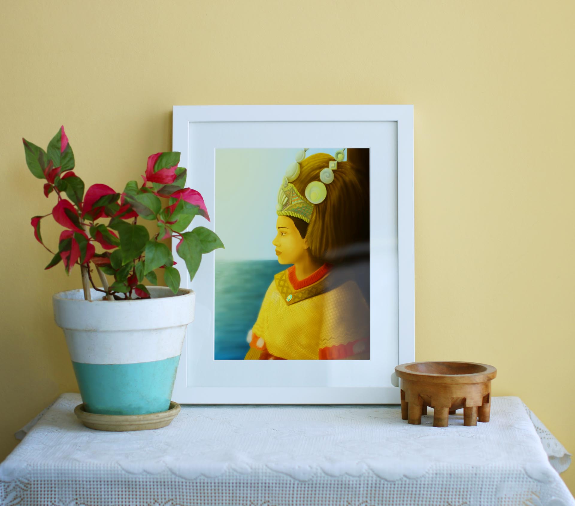Taupou Seeking Christ Art Print
