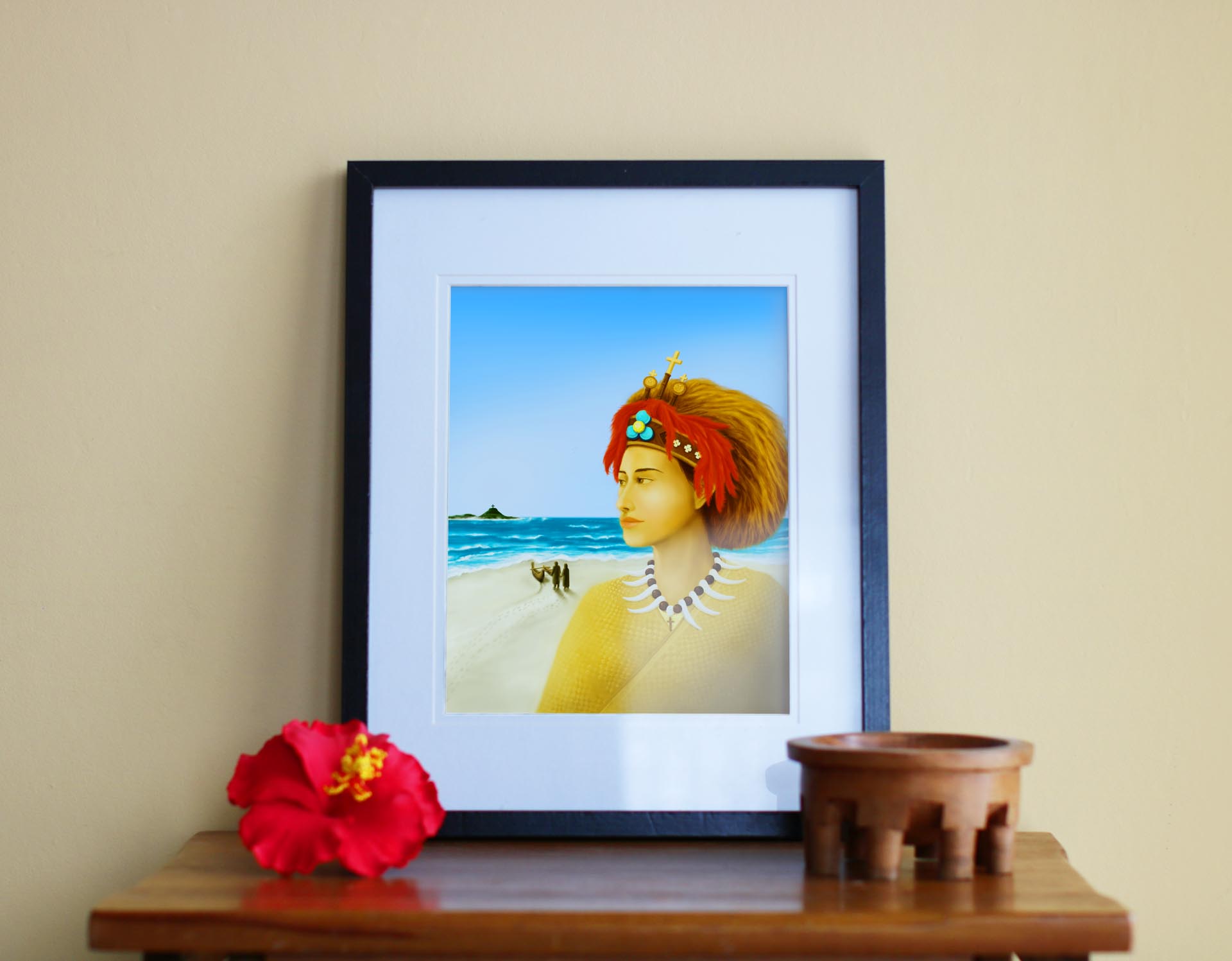 Taupou Seeking Paradise Art Print
