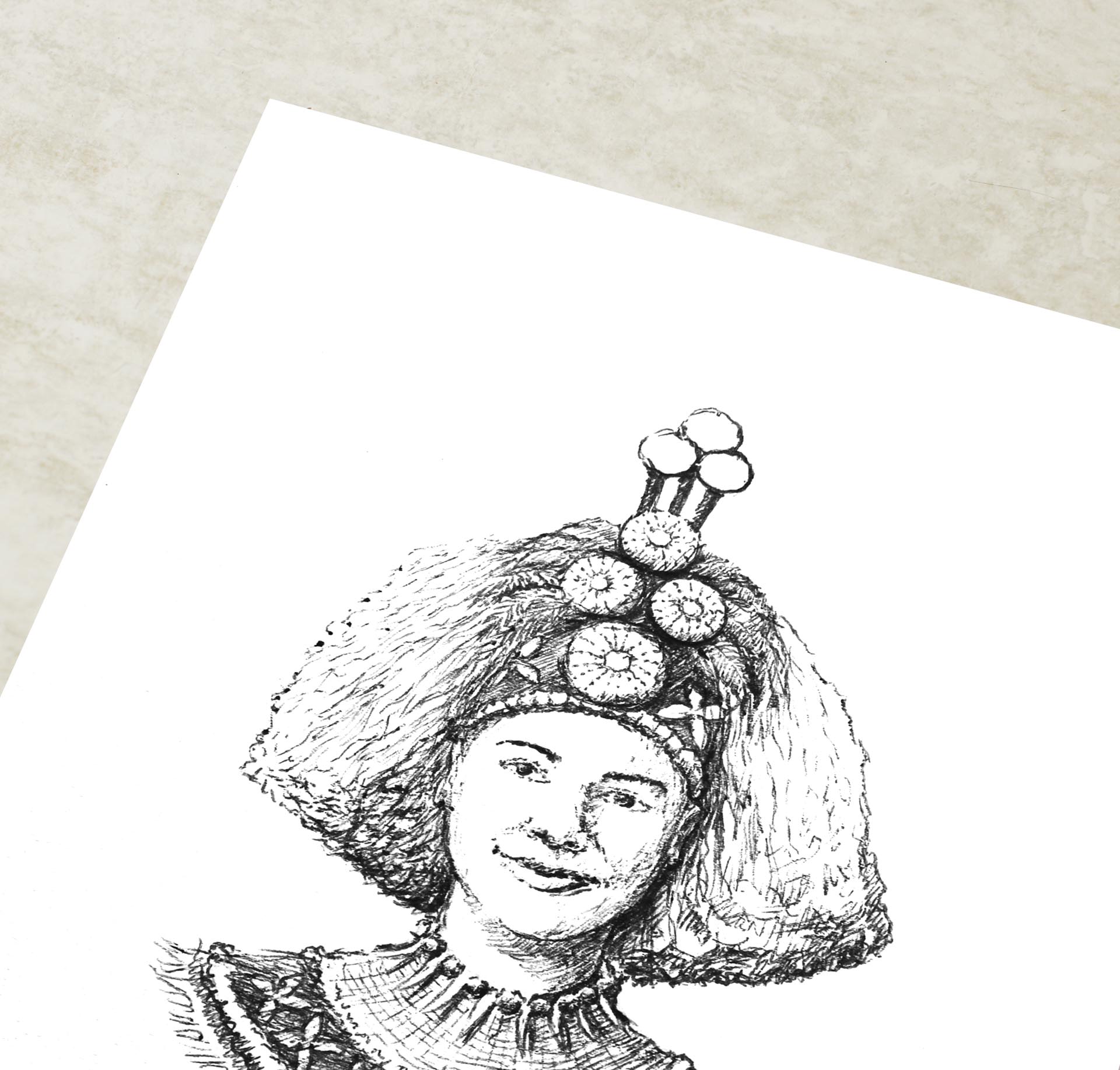Taupou Samoa Tama’ita’i Art Print