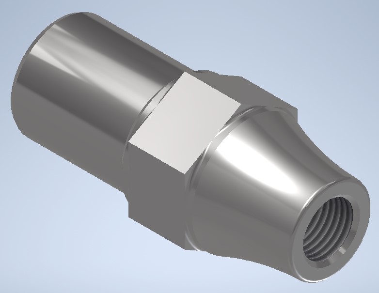 Tube Adapter, 1/2-20 Thread, Left or Right hand Thread