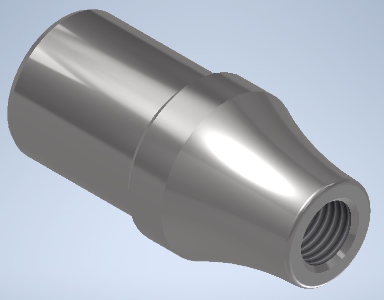 Tube Adapter, 7/16-20 Thread, Left or Right hand Thread 