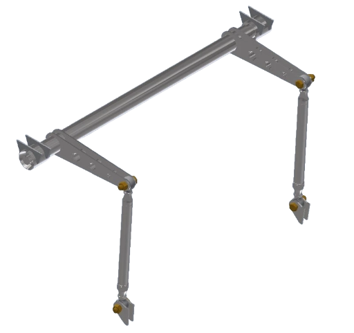 Anti Roll Bar, 7" Lever Arms