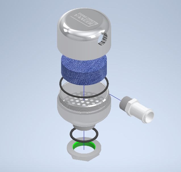 Valve Cover Breather, Billet 