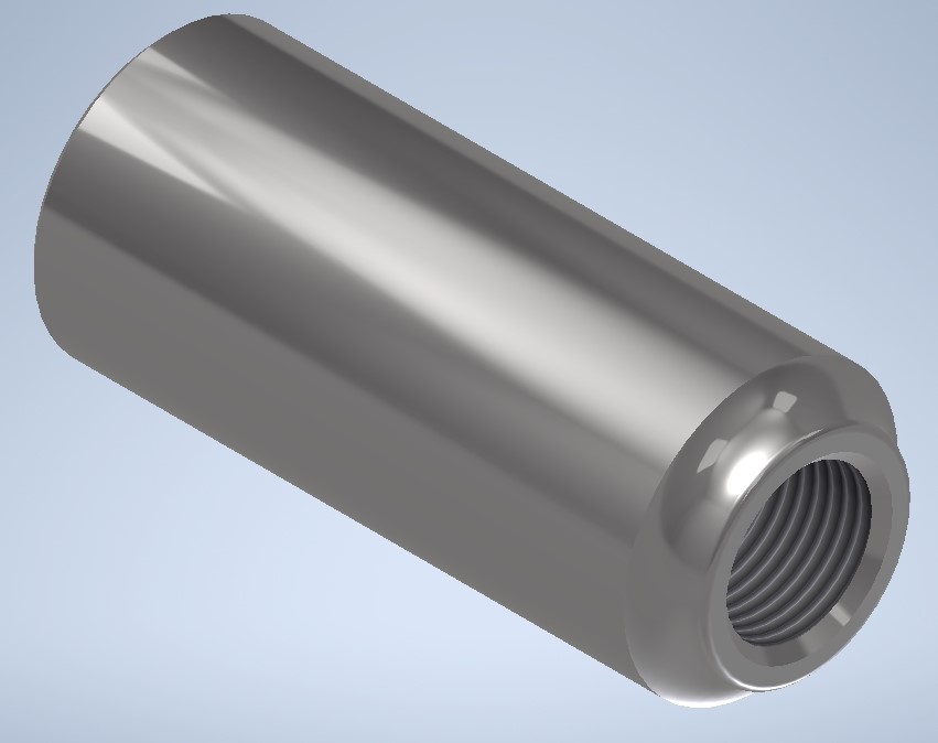 Tube Adapter, 5/8-18 Thread, Left or Right hand Thread 