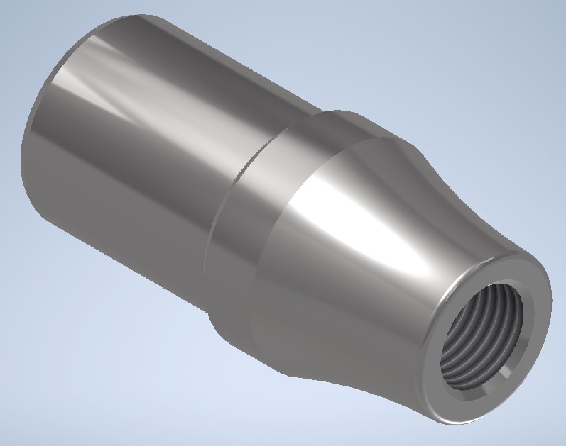 Tube Adapter, 1/2-20 Thread, Left or Right hand Thread 