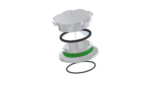 Aluminum Tank Cap Assembly