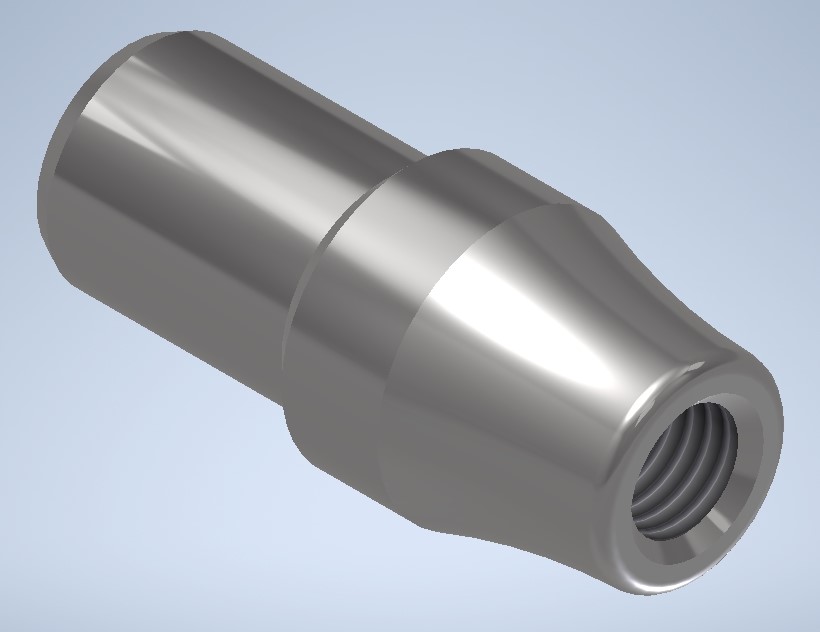 Tube Adapter, 1/4-28 Thread, Left or Right hand Thread 