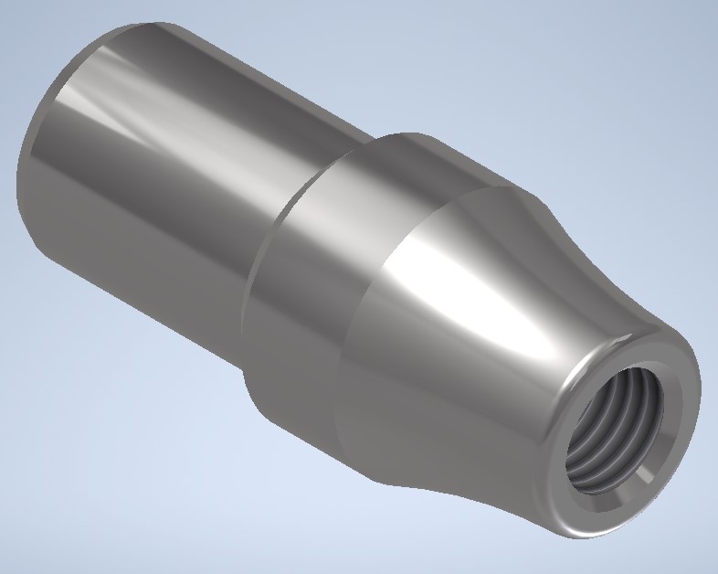 Tube Adapter, 5/16-24 Thread, Left or Right hand Thread 