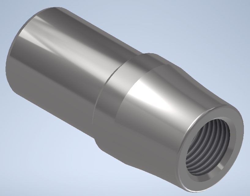 Tube Adapter, 5/8-18 Thread, Left or Right hand Thread 