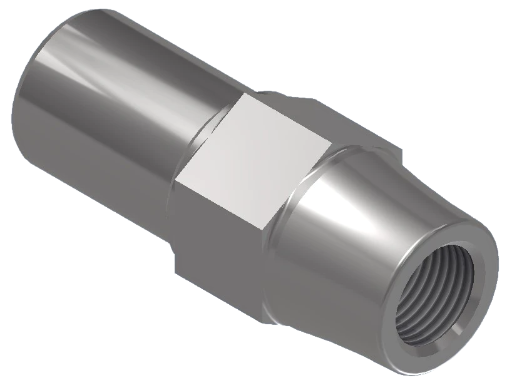 Tube Adapter, 5/8-18 Thread, Left or Right hand Thread 