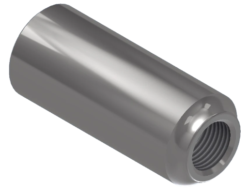 Tube Adapter, 5/8-18 Thread, Left or Right hand Thread 