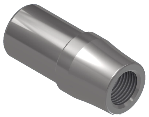 Tube Adapter, 5/8-18 Thread, Left or Right hand Thread 