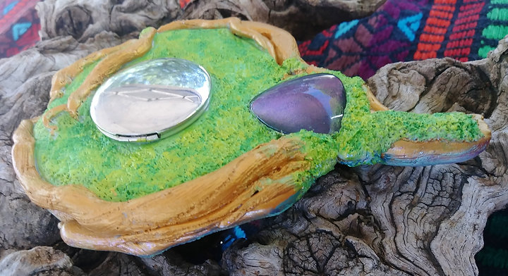 Secret garden hand mirror