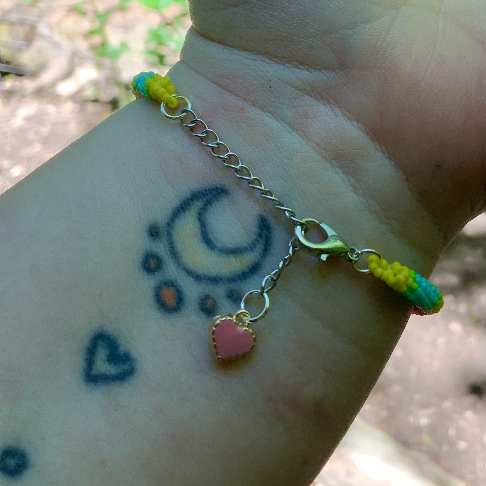 Easter candy beaded bracelet