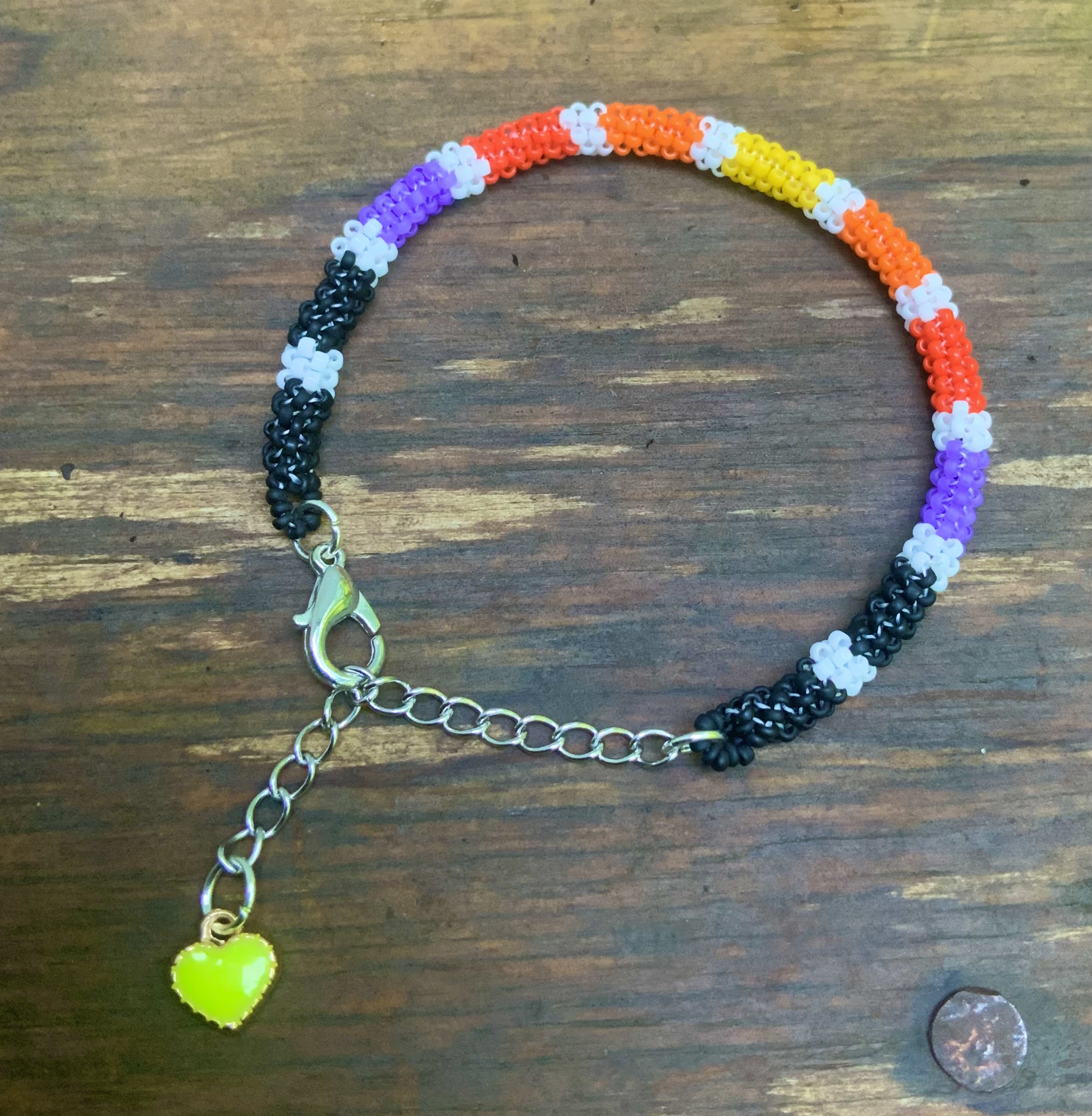 Twilight sunset beaded bracelet 