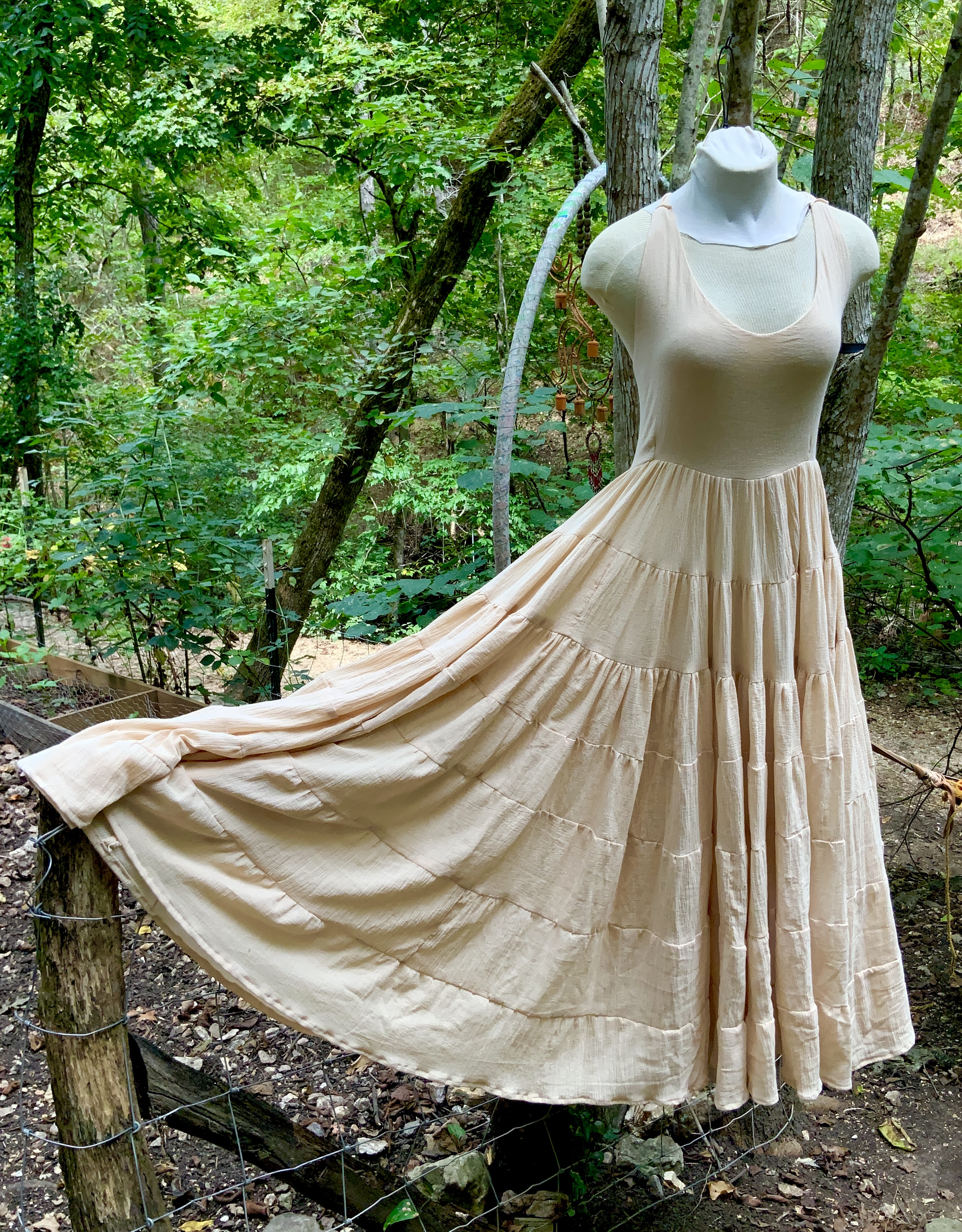 Custom full length corset back dress 