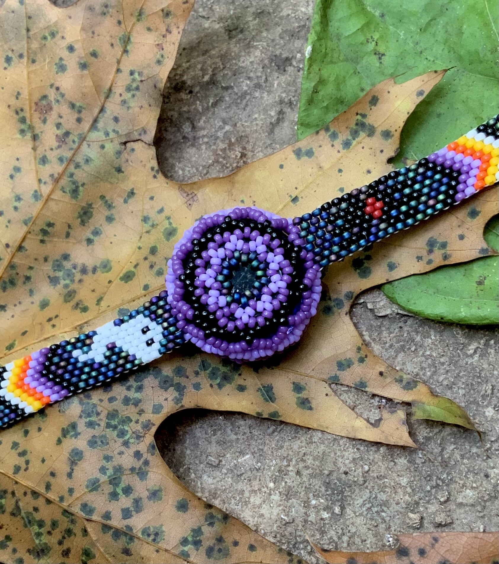 Halloween party monster beaded bracelet