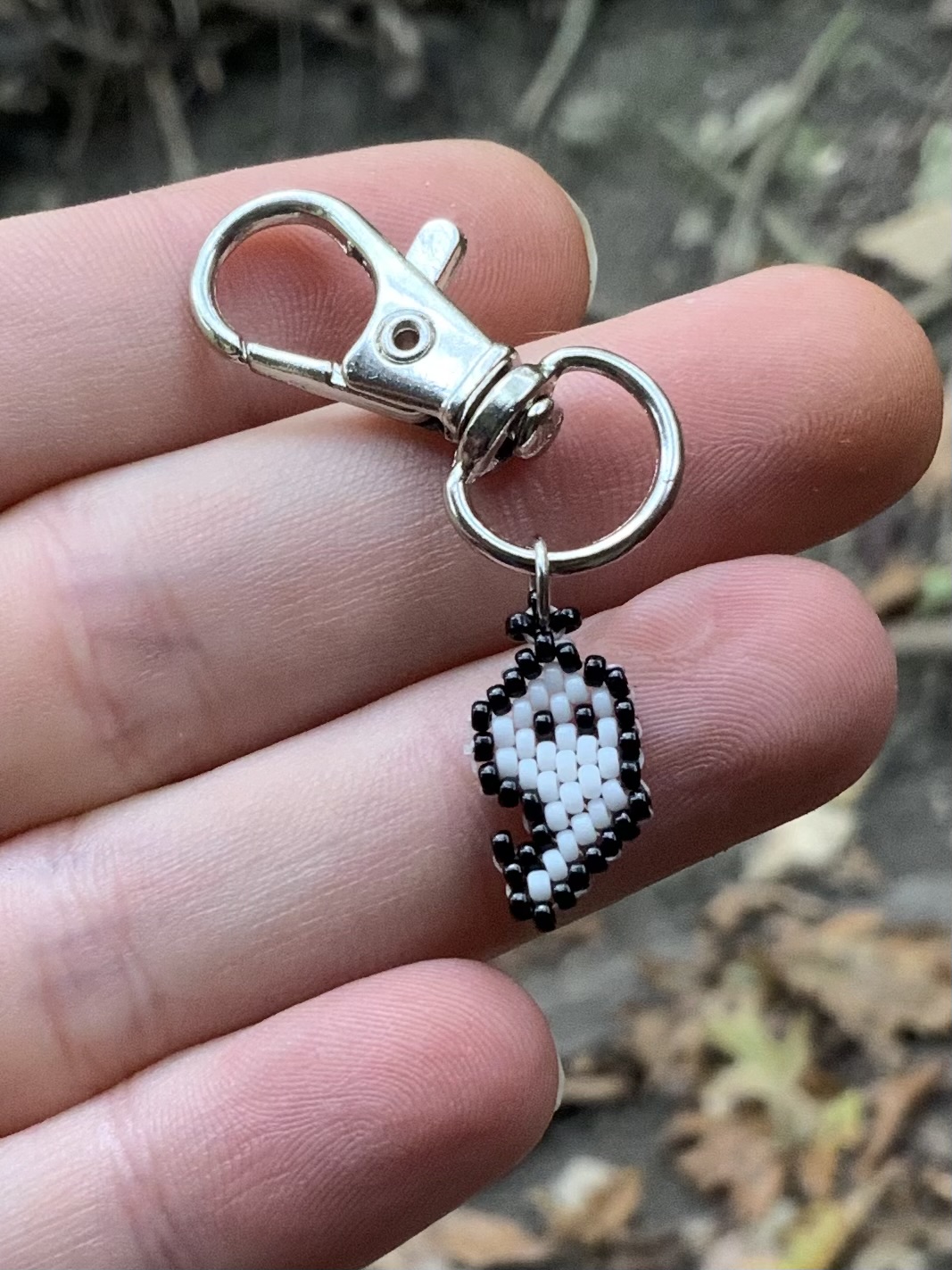 Tiny beaded ghost 2