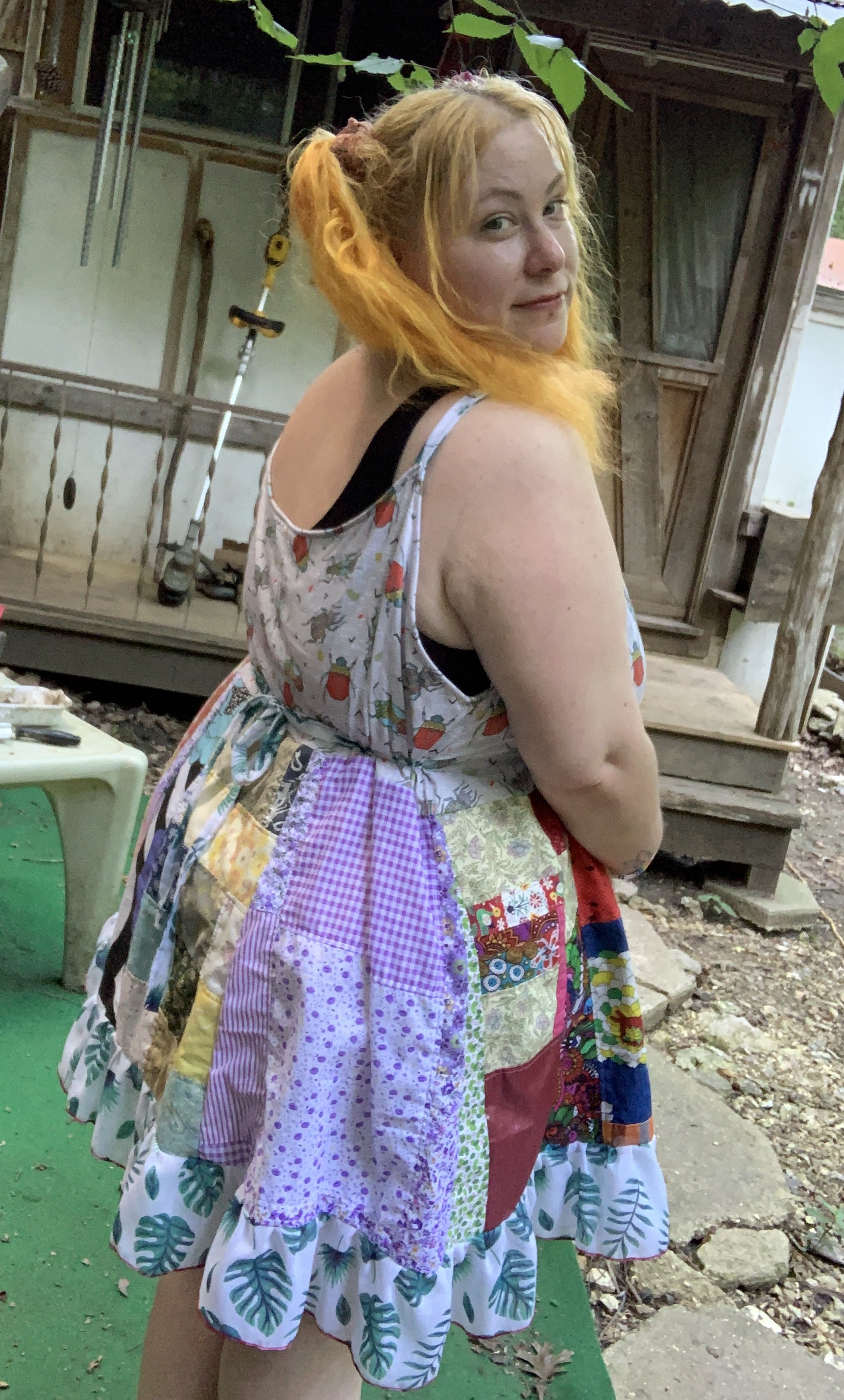 Bugs patchwork dress