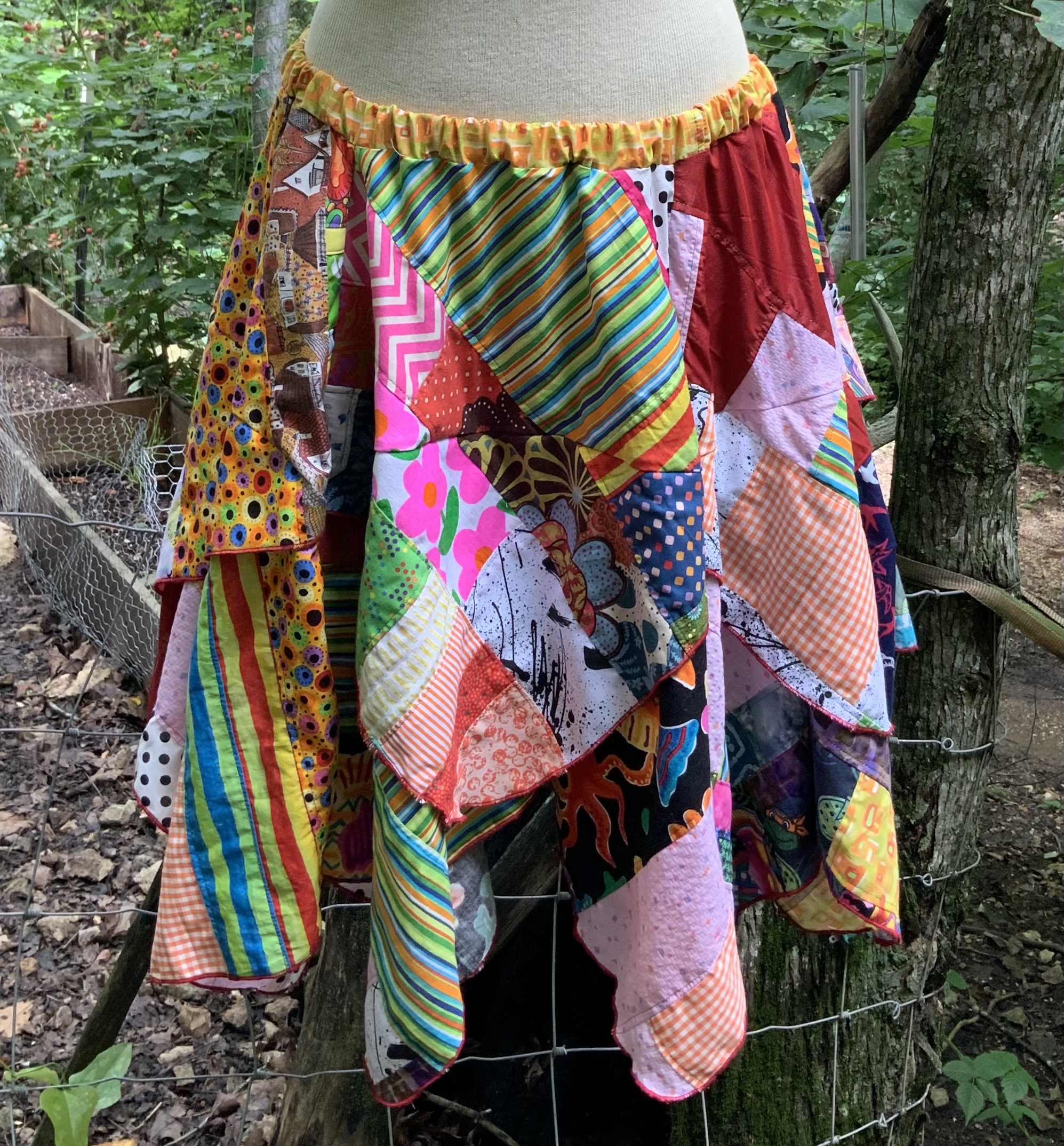 All patched up patchwork fairy skirt