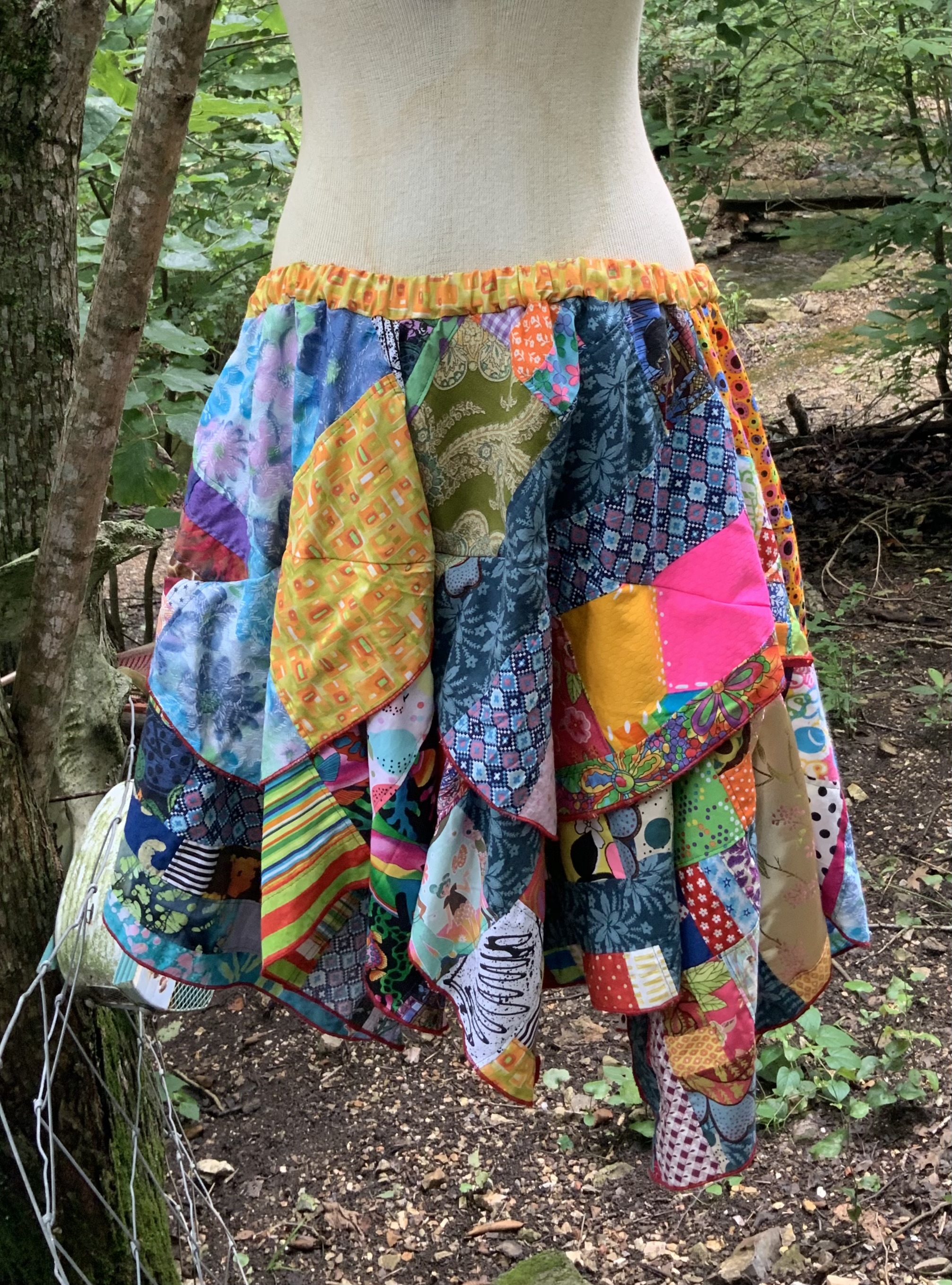 All patched up patchwork fairy skirt