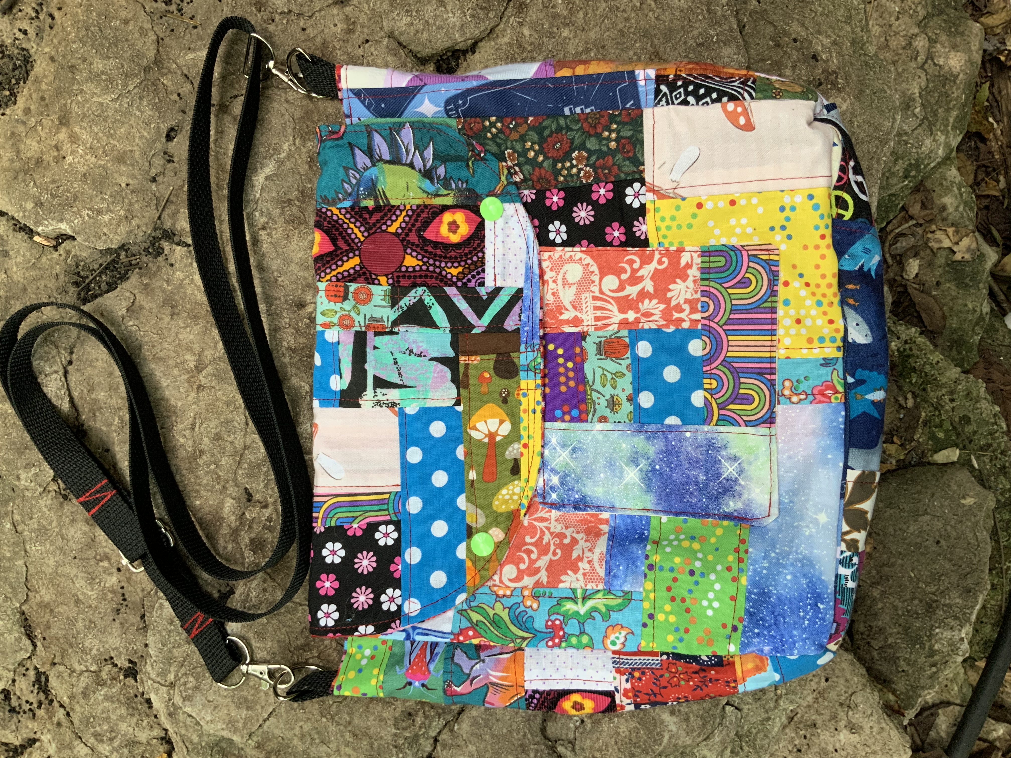 Handmade patchwork purse