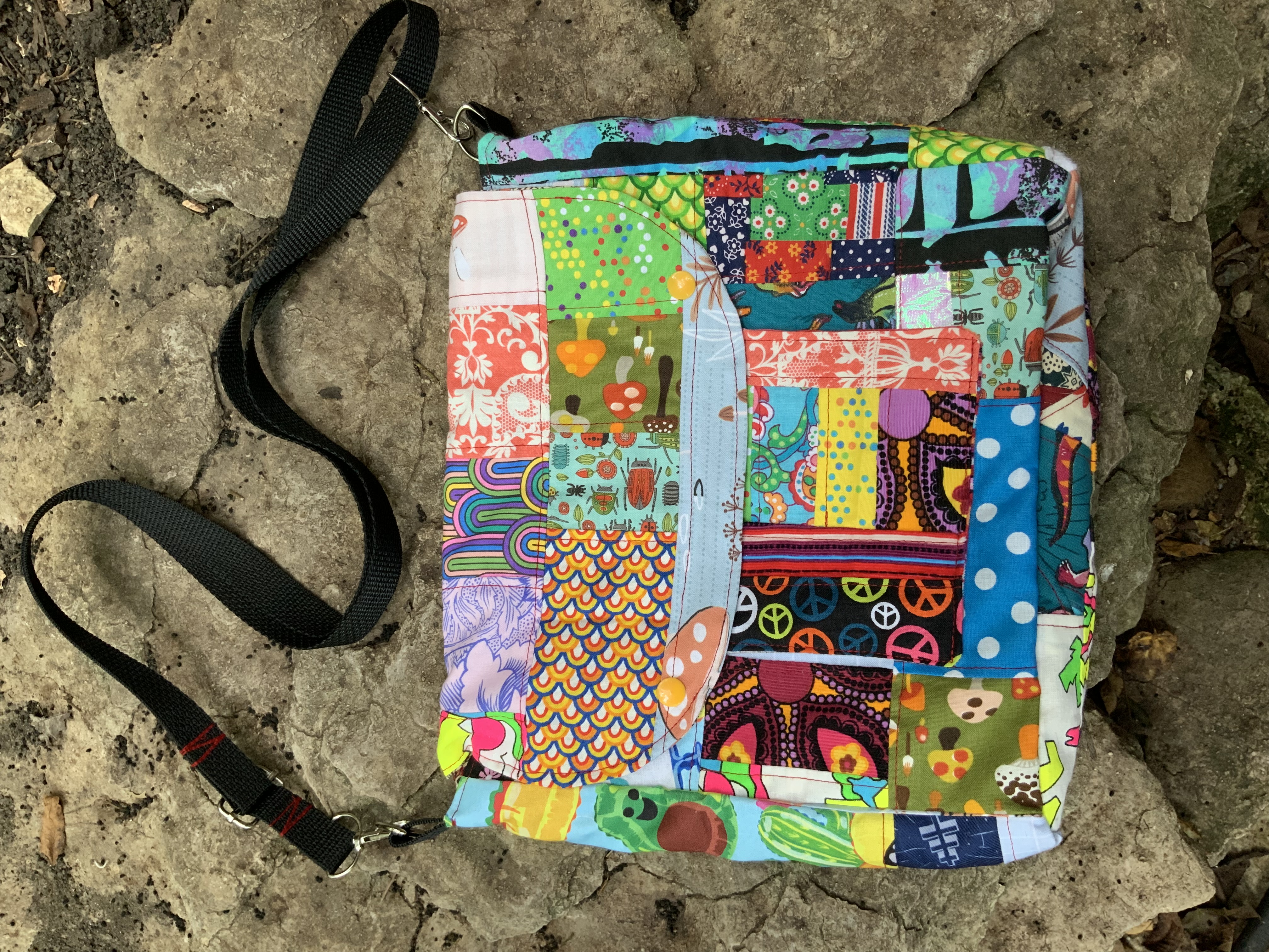 Handmade patchwork purse