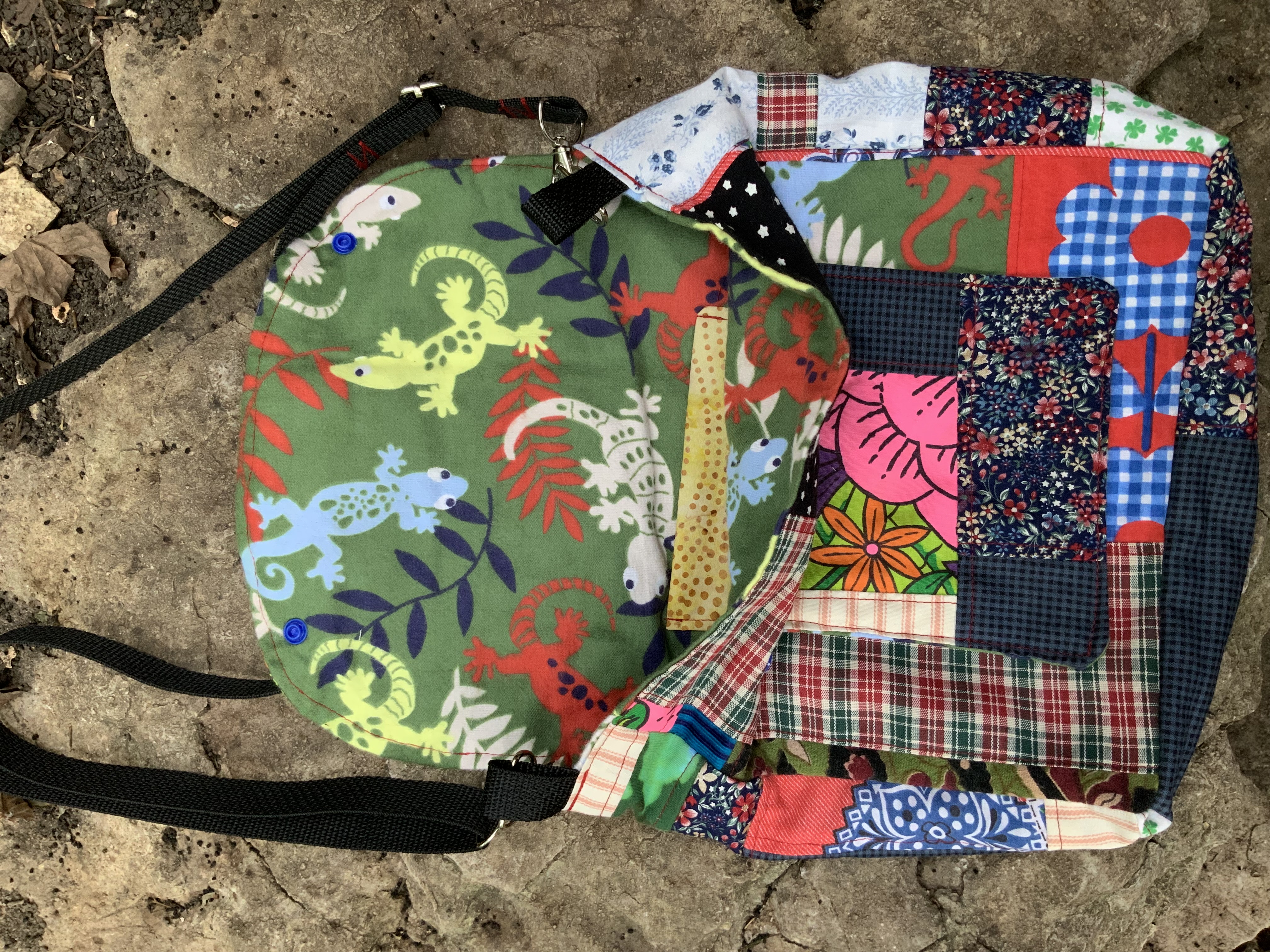 Handmade patchwork purse