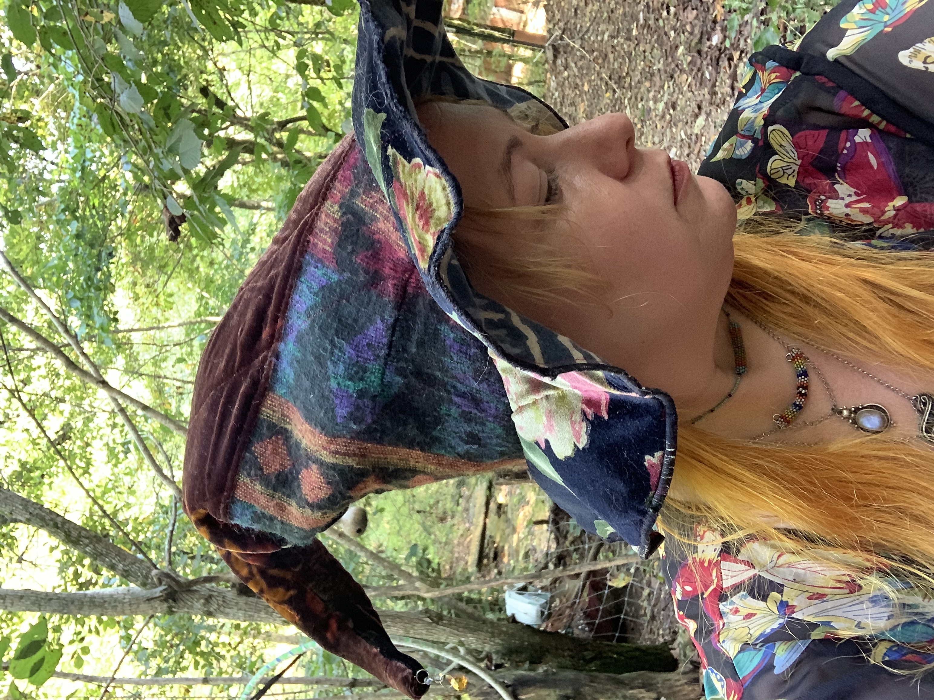 Adult patchwork steeple hat