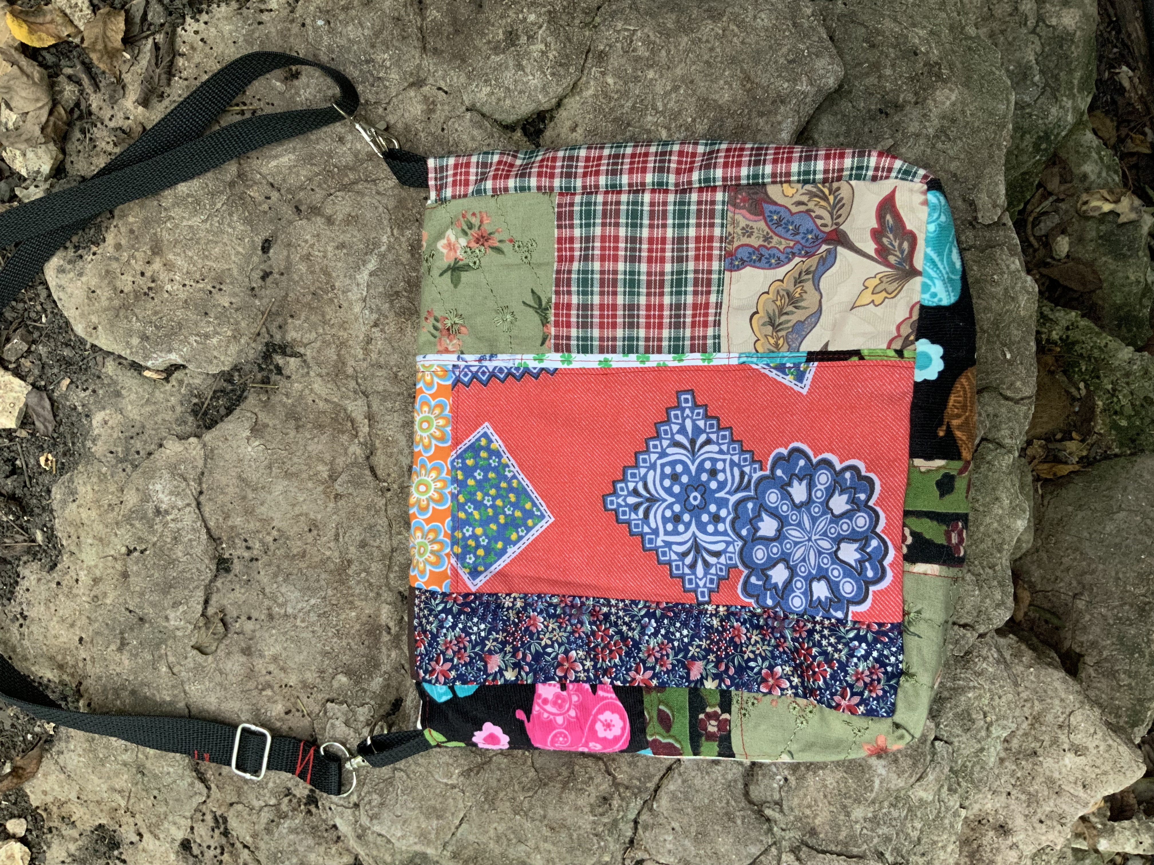Handmade patchwork purse