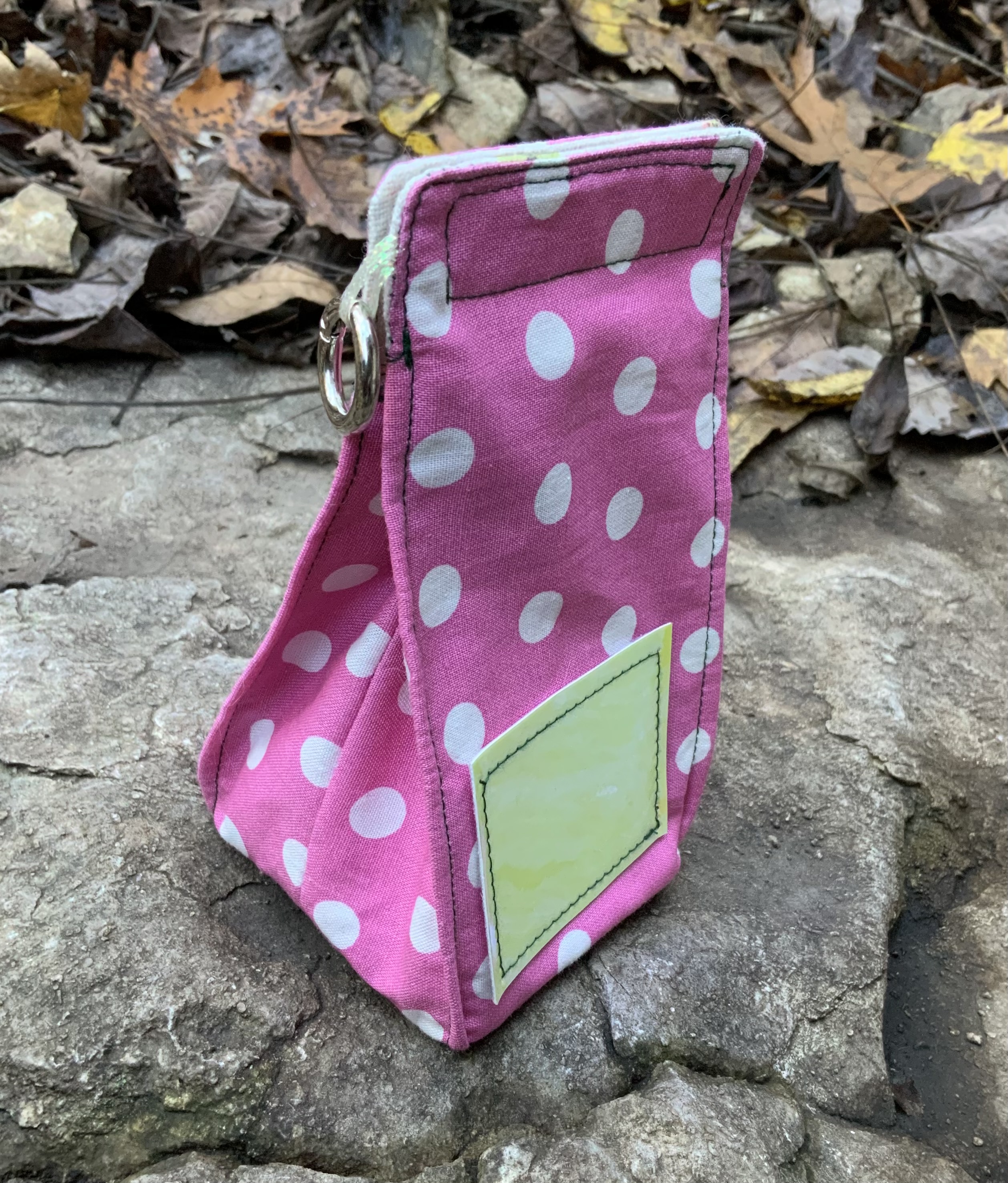 Pink milk carton bag