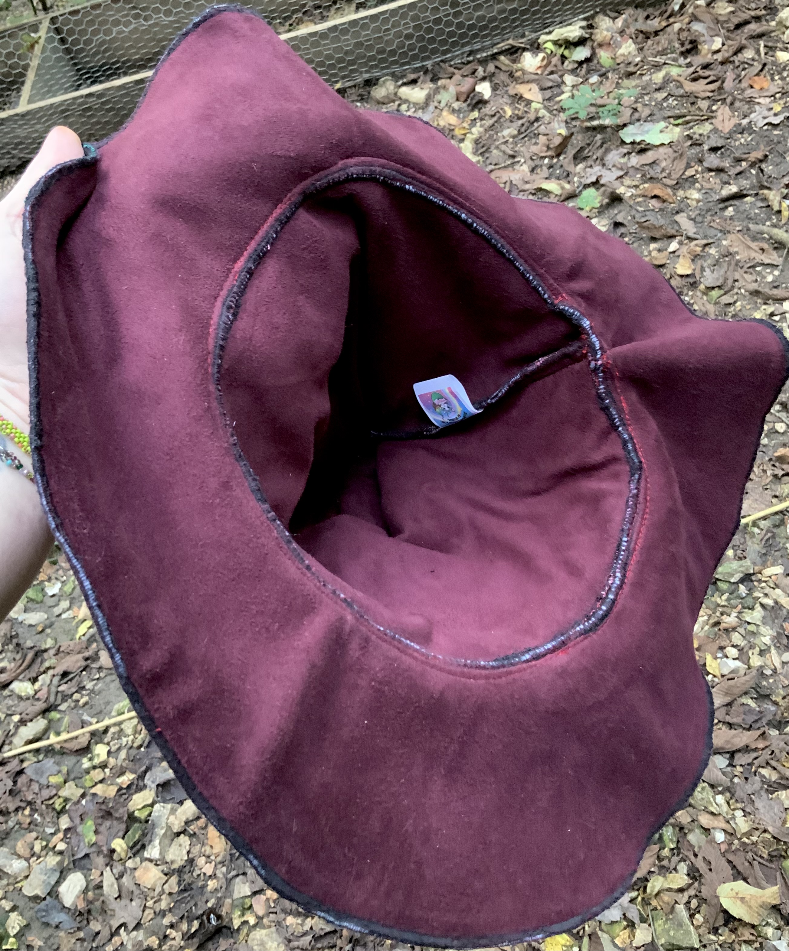 Handmade patchwork steeple hat
