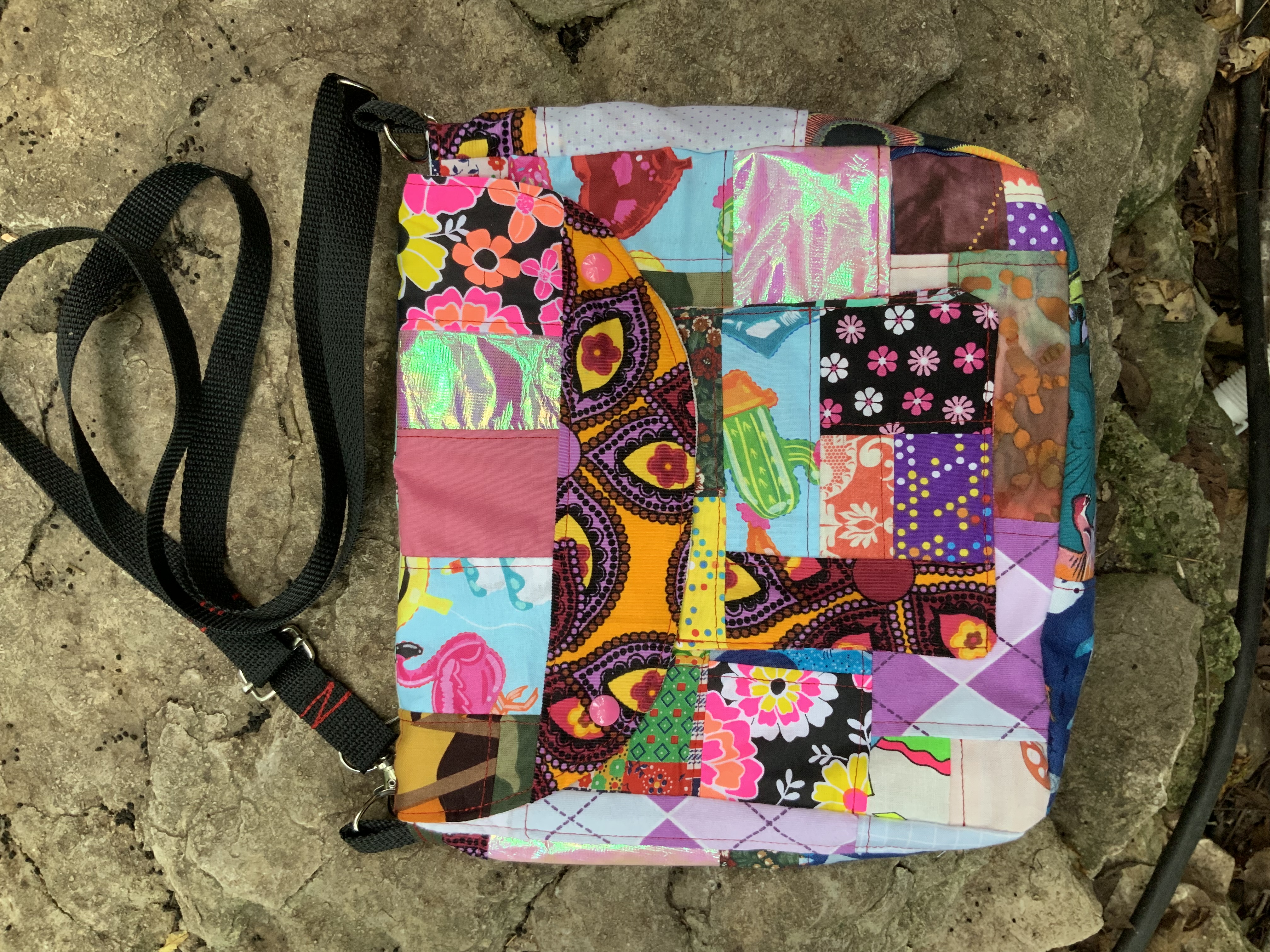 Handmade patchwork purse