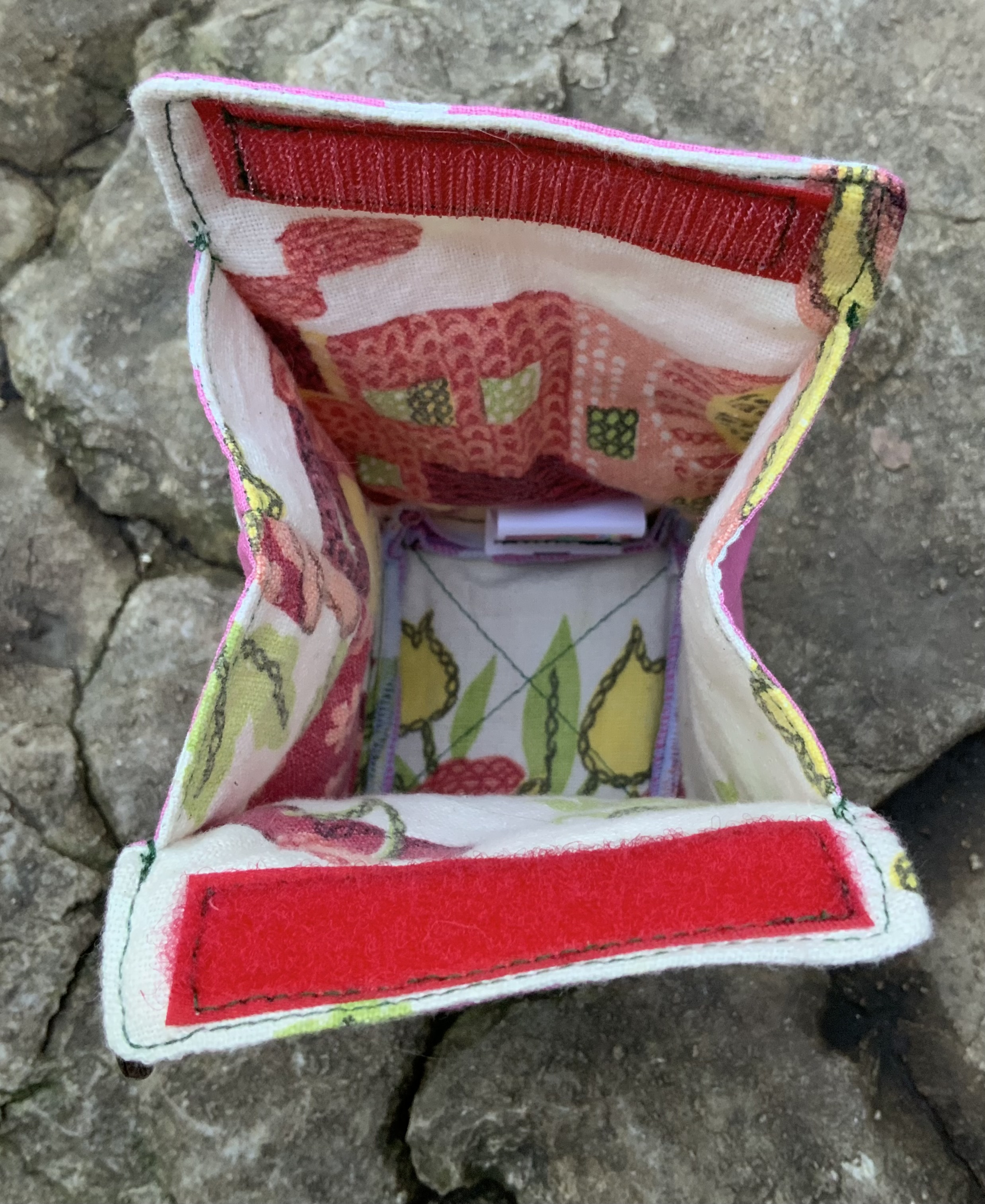 Pink milk carton bag