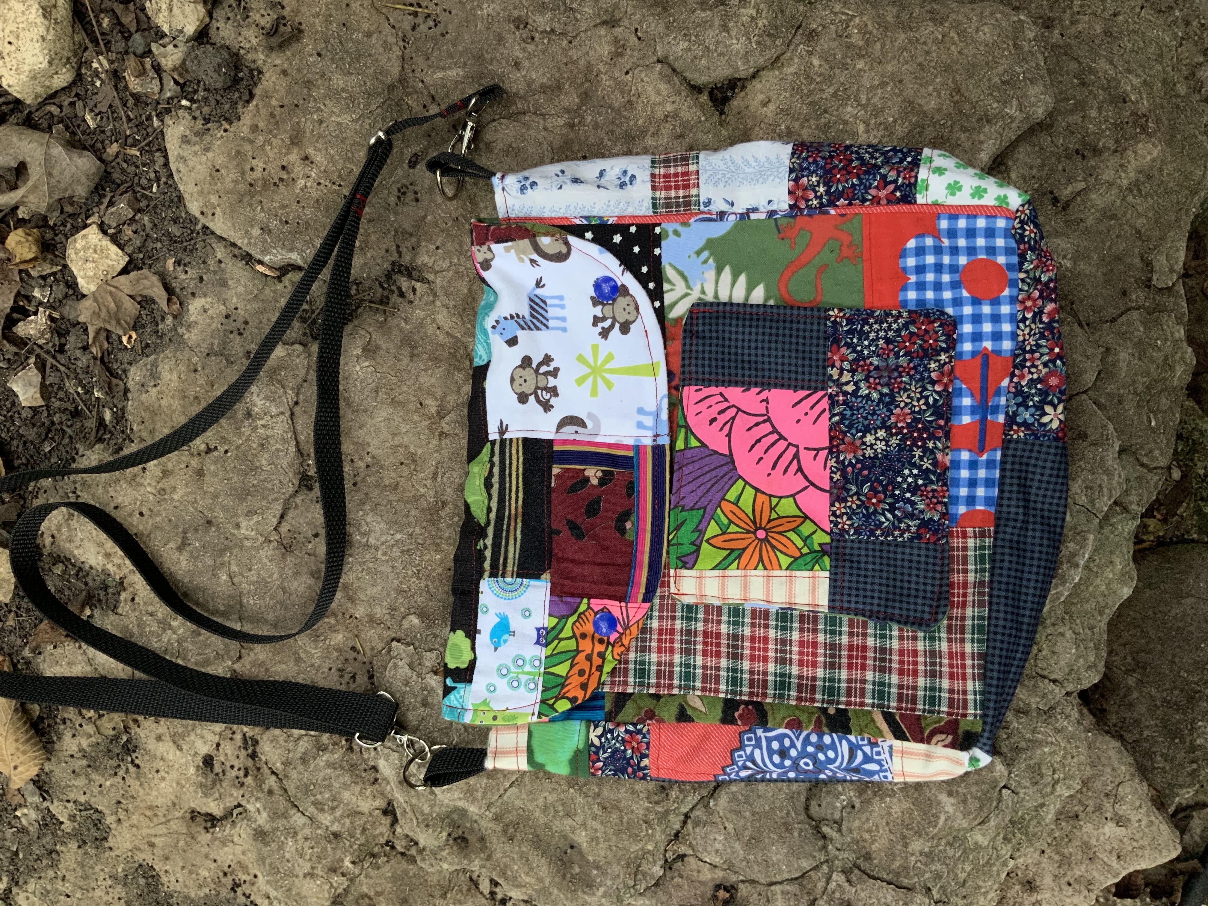 Handmade patchwork purse