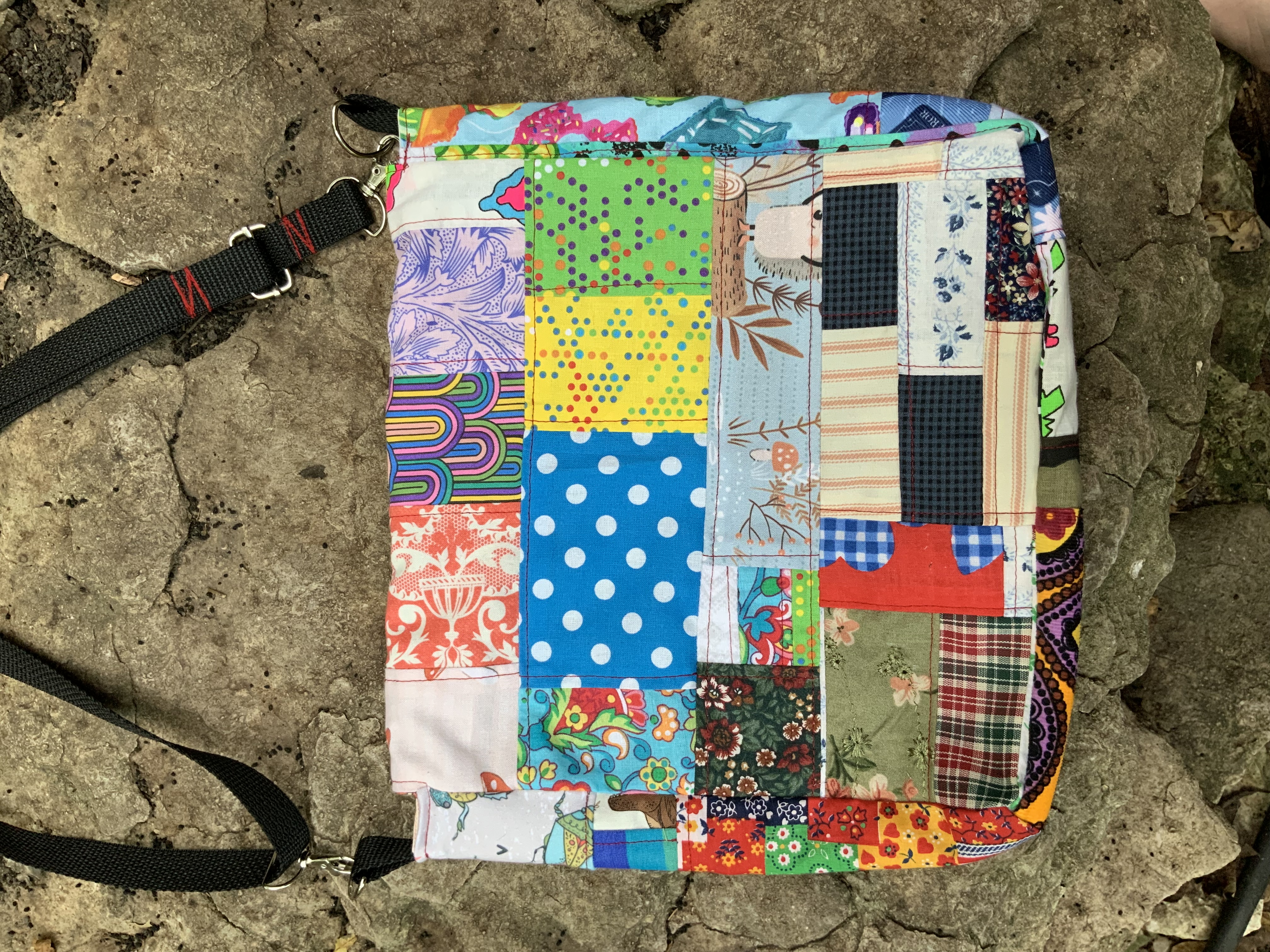 Handmade patchwork purse 