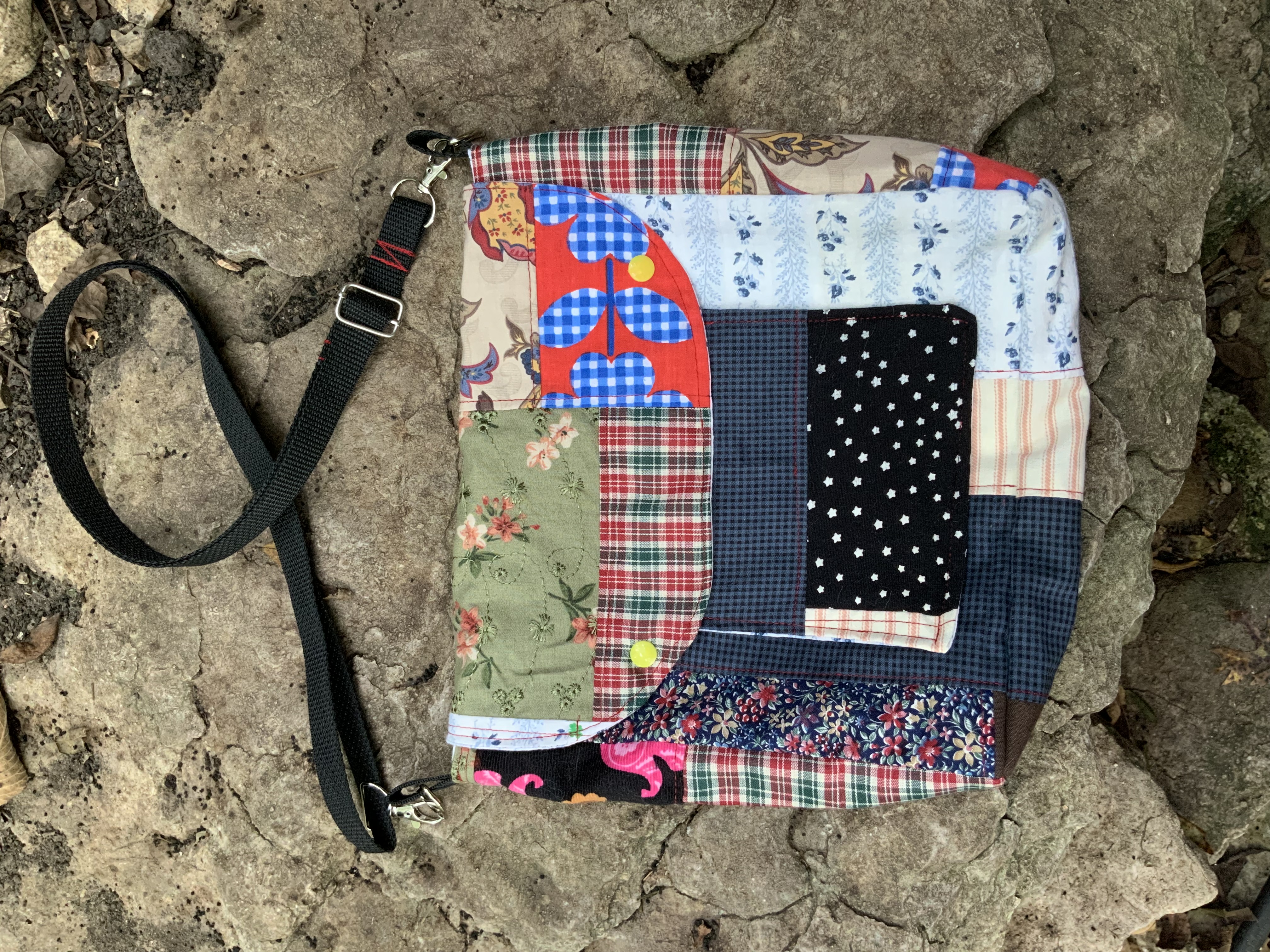 Handmade patchwork purse