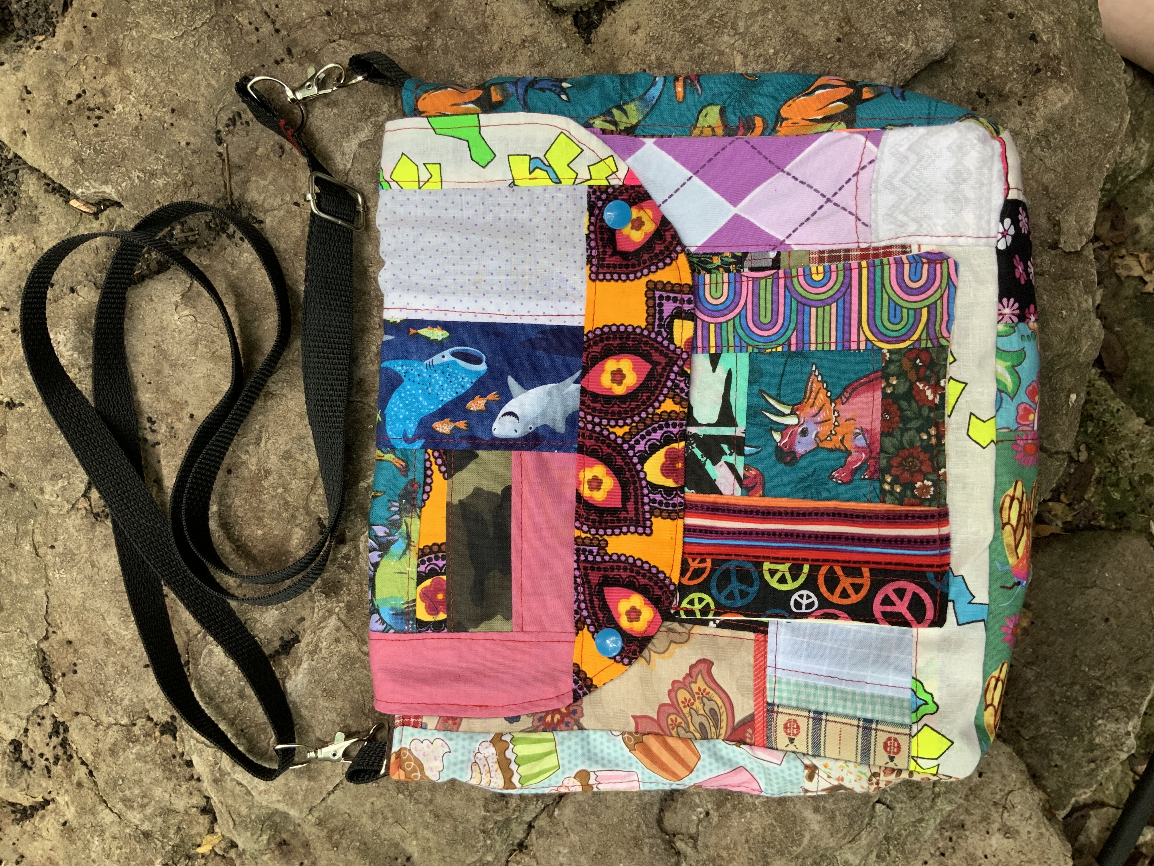 Handmade patchwork purse