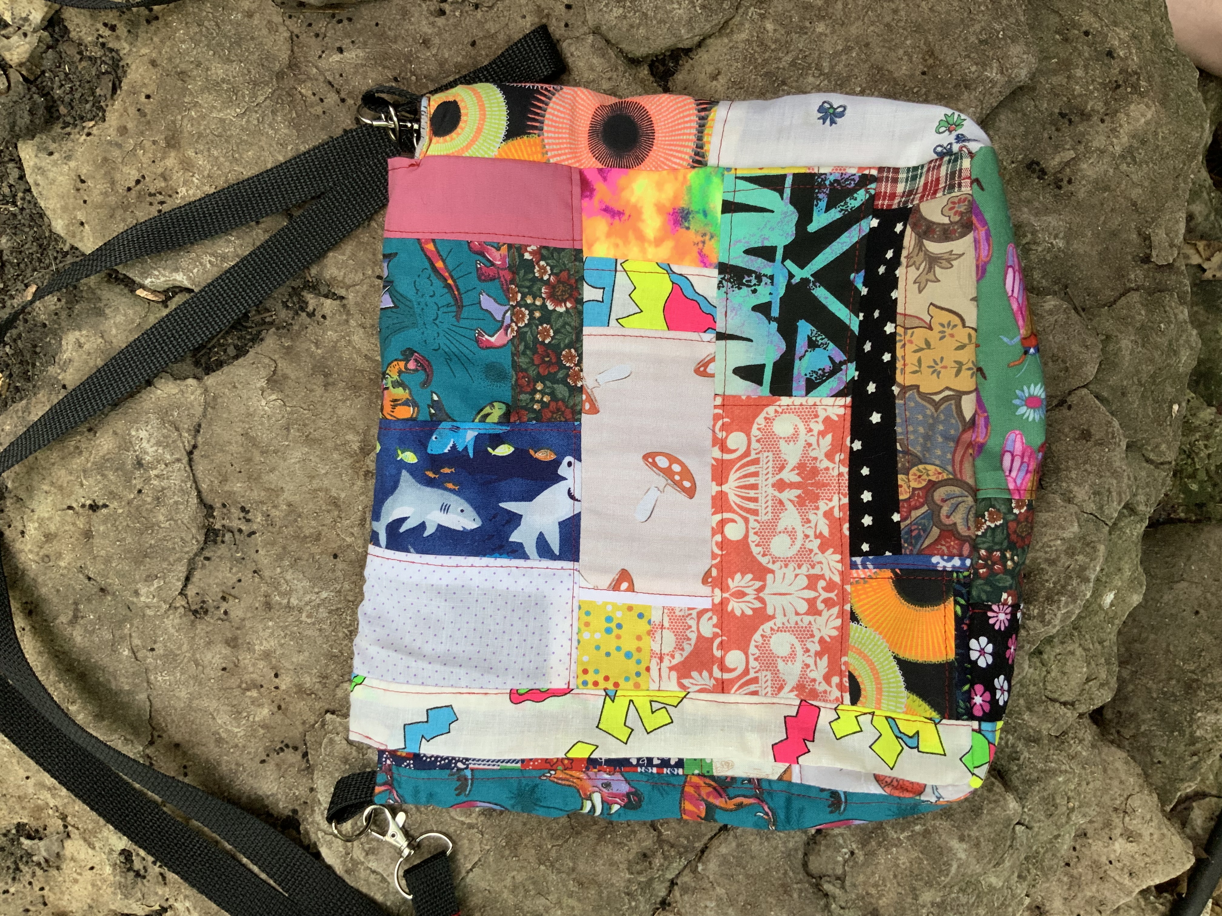 Handmade patchwork purse