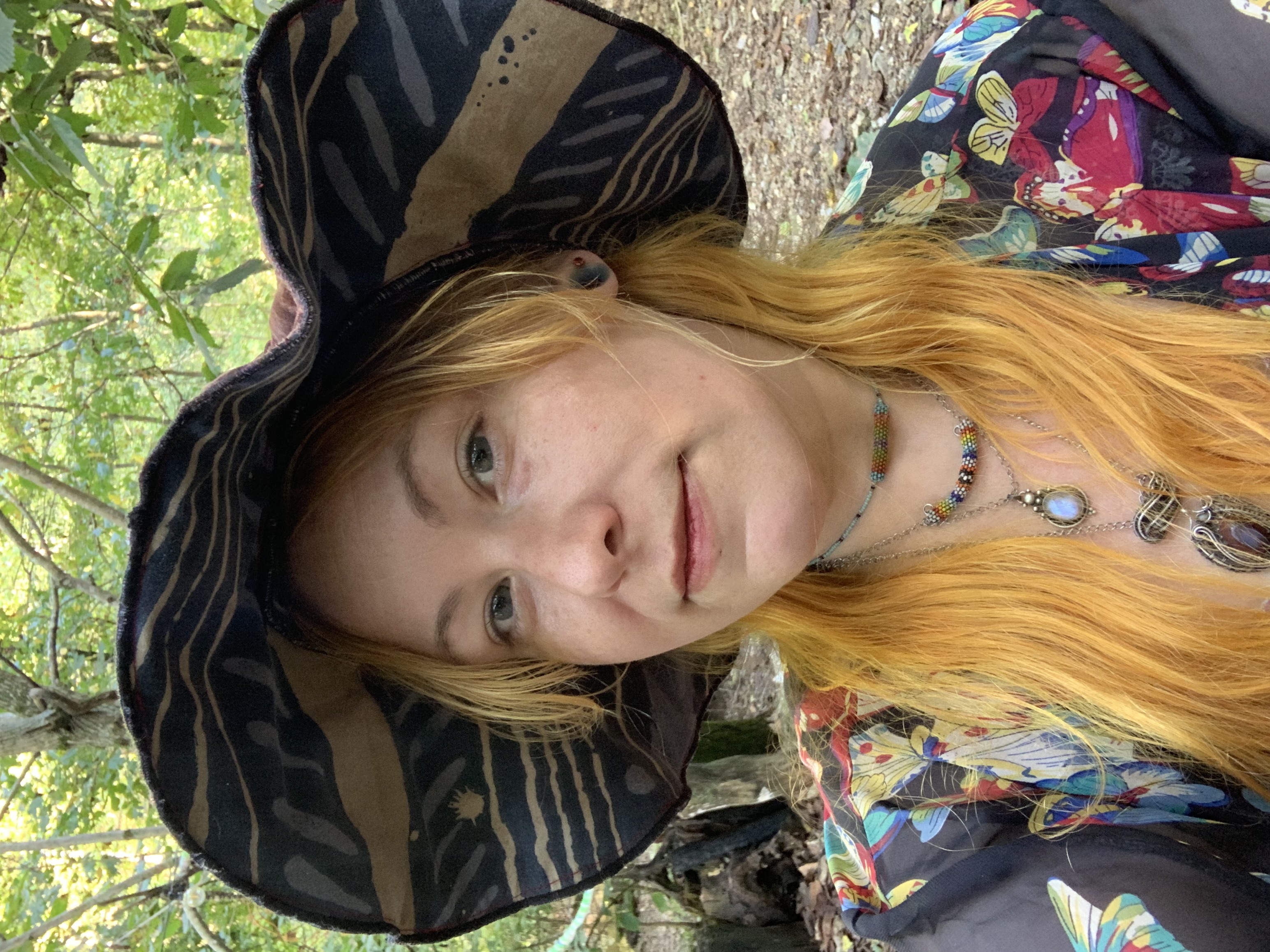 Adult patchwork steeple hat